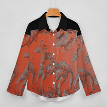 Load image into Gallery viewer, HORSE Long Sleeve Blouse | JSFA - JSFA Jenny Simon