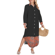 Load image into Gallery viewer, HORSES Swimsuit Cover Up Dress Blouse Botton Down Shirt | JSFA - JSFA Jenny Simon