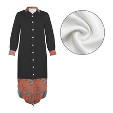 Load image into Gallery viewer, HORSES Swimsuit Cover Up Dress Blouse Botton Down Shirt | JSFA - JSFA Jenny Simon