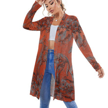 Load image into Gallery viewer, HORSES Women's Mid-Length Cardigan | JSFA - JSFA Jenny Simon