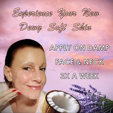 Load image into Gallery viewer, JSFA Pamper Scrub - Sugar Face Polish - Exfoliator - Rich Coconut Sugar Scrub With Lavender - Made In USA - Face Wash, Exfoliate, Cleanse, Hydrate, Moisturize, 4 oz - JSFA Jenny Simon