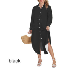 Load image into Gallery viewer, Multiple Solid Colors Swimsuit Cover Up Dress Blouse Botton Down Shirt | JSFA - JSFA Jenny Simon