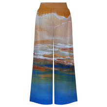 Load image into Gallery viewer, OCEAN SUNSET Women's Palazzo Pants | Wide Leg Pants High Waist Flowy Trousers | JSFA - JSFA Jenny Simon