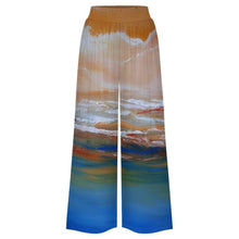 Load image into Gallery viewer, OCEAN SUNSET Women's Palazzo Pants | Wide Leg Pants High Waist Flowy Trousers | JSFA - JSFA Jenny Simon