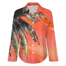 Load image into Gallery viewer, Palm Tree Long Sleeve Blouse | JSFA - JSFA Jenny Simon