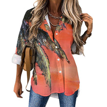 Load image into Gallery viewer, Palm Tree Long Sleeve Blouse | JSFA - JSFA Jenny Simon