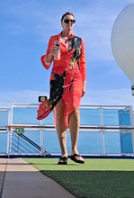 Load image into Gallery viewer, PALM TREE Swimsuit Cover Up Dress Blouse Botton Down Shirt | JSFA - JSFA Jenny Simon