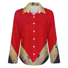Load image into Gallery viewer, RED HEART Long Sleeve Blouse | JSFA - JSFA Jenny Simon