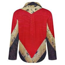 Load image into Gallery viewer, RED HEART Long Sleeve Blouse | JSFA - JSFA Jenny Simon