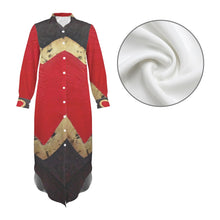 Load image into Gallery viewer, RED HEART Swimsuit Cover Up Dress Blouse Botton Down Shirt | JSFA - JSFA Jenny Simon
