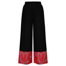 Load image into Gallery viewer, RED HEART Women's Palazzo Pants | Wide Leg Pants High Waist Flowy Trousers | JSFA - JSFA Jenny Simon