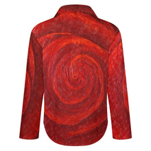 Load image into Gallery viewer, RED ROSE Long Sleeve Blouse | JSFA - JSFA Jenny Simon