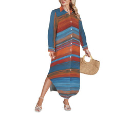Load image into Gallery viewer, RETREAT Swimsuit Cover Up Dress Blouse Botton Down Shirt | JSFA - JSFA Jenny Simon