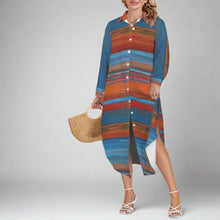 Load image into Gallery viewer, RETREAT Swimsuit Cover Up Dress Blouse Botton Down Shirt | JSFA - JSFA Jenny Simon