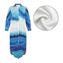 Load image into Gallery viewer, SPELLBOUND Swimsuit Cover Up Dress Blouse Botton Down Shirt | JSFA - JSFA Jenny Simon