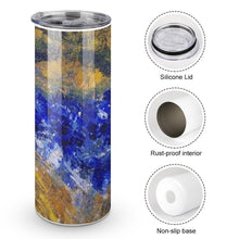 Load image into Gallery viewer, Stainless Steel Tumbler - BEACHES Straight Cup With Metal Straw | JSFA - JSFA Jenny Simon