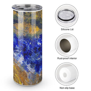 Stainless Steel Tumbler - BEACHES Straight Cup With Metal Straw | JSFA - JSFA Jenny Simon