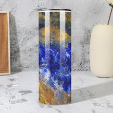 Load image into Gallery viewer, Stainless Steel Tumbler - BEACHES Straight Cup With Metal Straw | JSFA - JSFA Jenny Simon