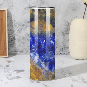 Stainless Steel Tumbler - BEACHES Straight Cup With Metal Straw | JSFA - JSFA Jenny Simon