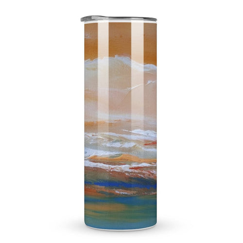 Stainless Steel Tumbler - DISTANT HORIZON Straight Cup With Metal Straw | JSFA - JSFA Jenny Simon