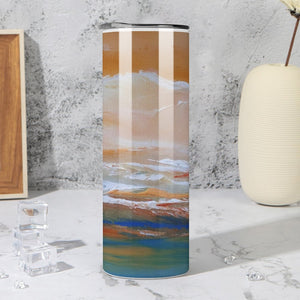 Stainless Steel Tumbler - DISTANT HORIZON Straight Cup With Metal Straw | JSFA - JSFA Jenny Simon