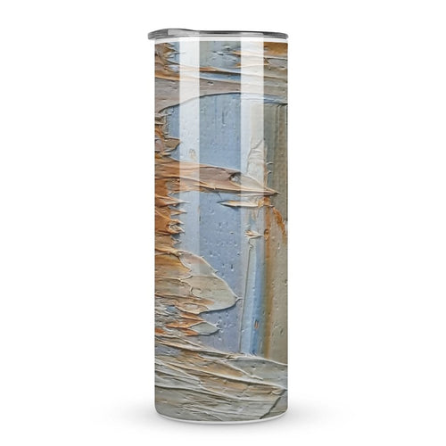 Stainless Steel Tumbler - Earth Stories Cup With Metal Straw | JSFA - JSFA Jenny Simon