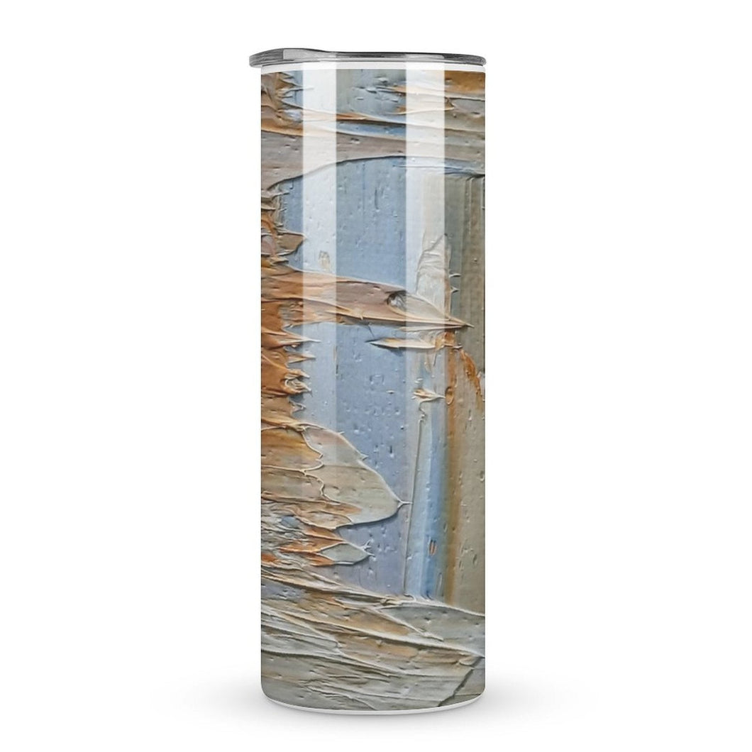 Stainless Steel Tumbler - Earth Stories Cup With Metal Straw | JSFA - JSFA Jenny Simon