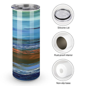 Stainless Steel Tumbler - LIMITLESS Straight Cup With Metal Straw | JSFA - JSFA Jenny Simon
