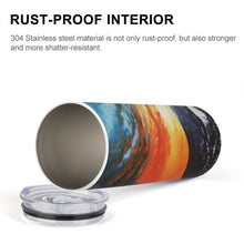 Load image into Gallery viewer, Stainless Steel Tumbler - TWILIGHT Straight Cup With Metal Straw | JSFA - JSFA Jenny Simon