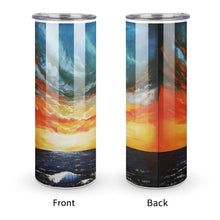Load image into Gallery viewer, Stainless Steel Tumbler - TWILIGHT Straight Cup With Metal Straw | JSFA - JSFA Jenny Simon
