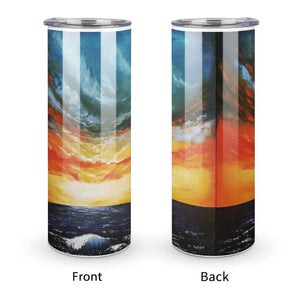 Stainless Steel Tumbler - TWILIGHT Straight Cup With Metal Straw | JSFA - JSFA Jenny Simon