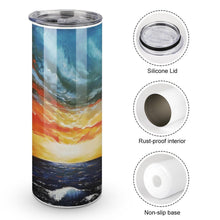 Load image into Gallery viewer, Stainless Steel Tumbler - TWILIGHT Straight Cup With Metal Straw | JSFA - JSFA Jenny Simon