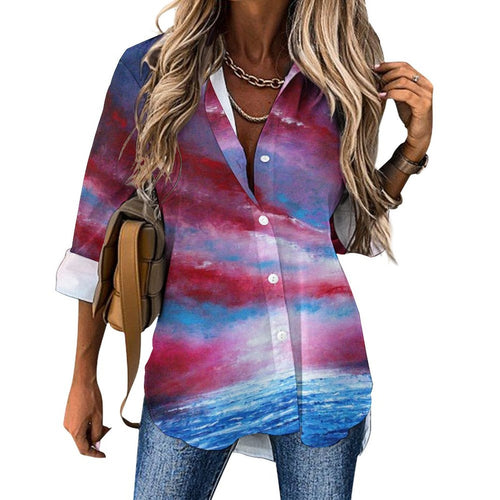 STARS & STRIPES Long Sleeve Blouse | JSFA - JSFA Jenny Simon