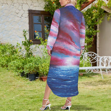 Load image into Gallery viewer, STARS &amp; STRIPES Swimsuit Cover Up Dress Blouse Botton Down Shirt | JSFA - JSFA Jenny Simon