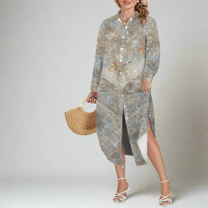 TRANSCENDING Swimsuit Cover Up Dress Blouse Botton Down Shirt | JSFA - JSFA Jenny Simon