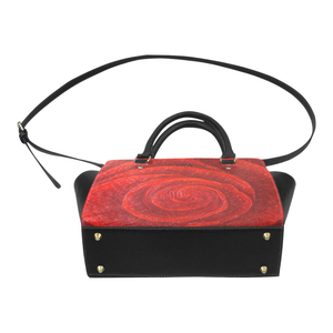 Red Rose Classic Handbag Top Handle | JSFA