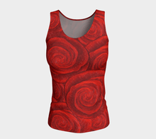Load image into Gallery viewer, All Red Roses Tank | JSFA - JSFA - Original Art On Fashion by Jenny Simon