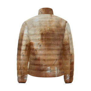 Beige Golden Path Men's Bomber Jacket | JSFA - JSFA - Original Art On Fashion by Jenny Simon