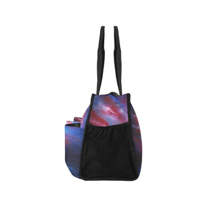 Blessed Stars And Stripes Blue Red White Pool Beach Tote | JSFA - JSFA - Art On Fashion by Jenny Simon