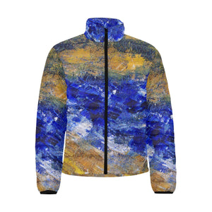 Blue Beaches Men's Bomber Jacket | JSFA - JSFA - Original Art On Fashion by Jenny Simon