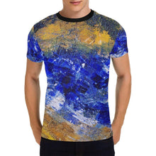 Load image into Gallery viewer, Blue Beaches Men&#39;s T-Shirt | JSFA - JSFA - Original Art On Fashion by Jenny Simon