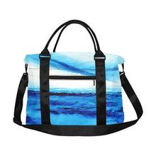 Load image into Gallery viewer, Blue Ocean Spellbound Ladies Weekender Travel Carry On Bag - JSFA - Art On Fashion by Jenny Simon