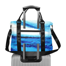 Load image into Gallery viewer, Blue Ocean Spellbound Ladies Weekender Travel Carry On Bag - JSFA - Art On Fashion by Jenny Simon