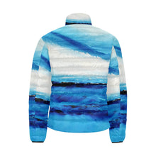 Load image into Gallery viewer, Blue Ocean Spellbound Men&#39;s Bomber Jacket | JSFA - JSFA - Original Art On Fashion by Jenny Simon