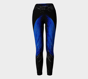 Blue Water Yoga Pants | JSFA - JSFA - Original Art On Fashion by Jenny Simon