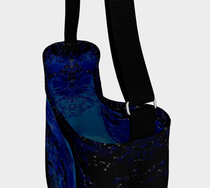 Dark Blue Ocean Shopper | JSFA - JSFA - Original Art On Fashion by Jenny Simon