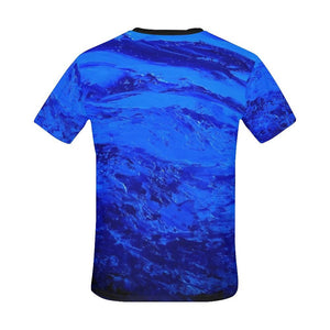 Dark Blue Secret Men's T-Shirt | JSFA - JSFA - Original Art On Fashion by Jenny Simon