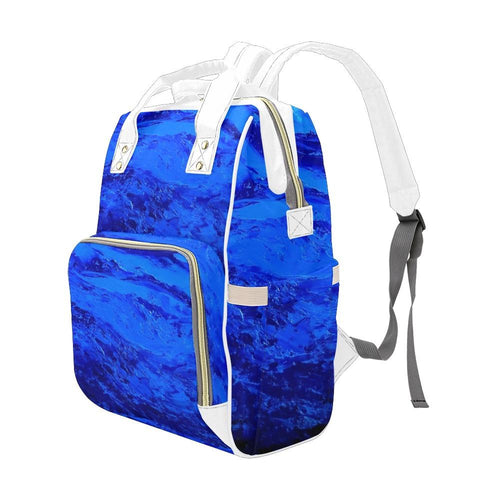 Blue Ocean Backpack | JSFA - JSFA - Original Art On Fashion by Jenny Simon