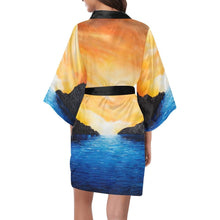Load image into Gallery viewer, Dream Cove Women&#39;s Kimono Robe | JSFA - JSFA - Art On Fashion by Jenny Simon
