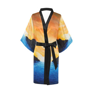 Dream Cove Women's Kimono Robe | JSFA - JSFA - Art On Fashion by Jenny Simon